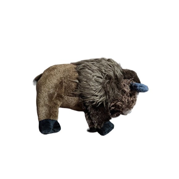 Buffalo St. Labre Indian School Bison Plush 10" Soft Toy Fluffy - Picture 2 of 4